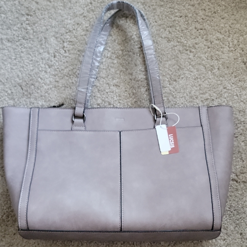 Lush Taupe Tote Bag